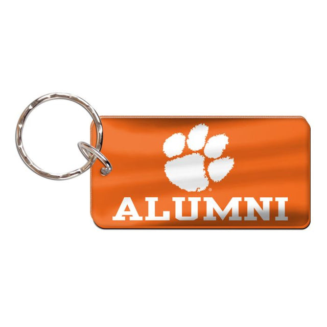 Llavero rectangular de los Clemson Tigers