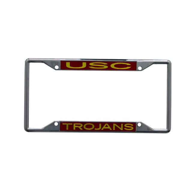 USC Trojans Lic Plt Frame S/S Impreso