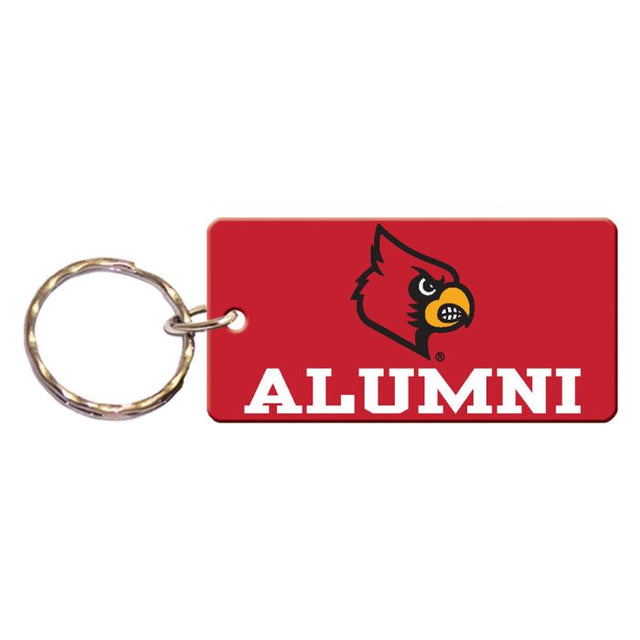 Louisville Cardinals Keychain Rectangle