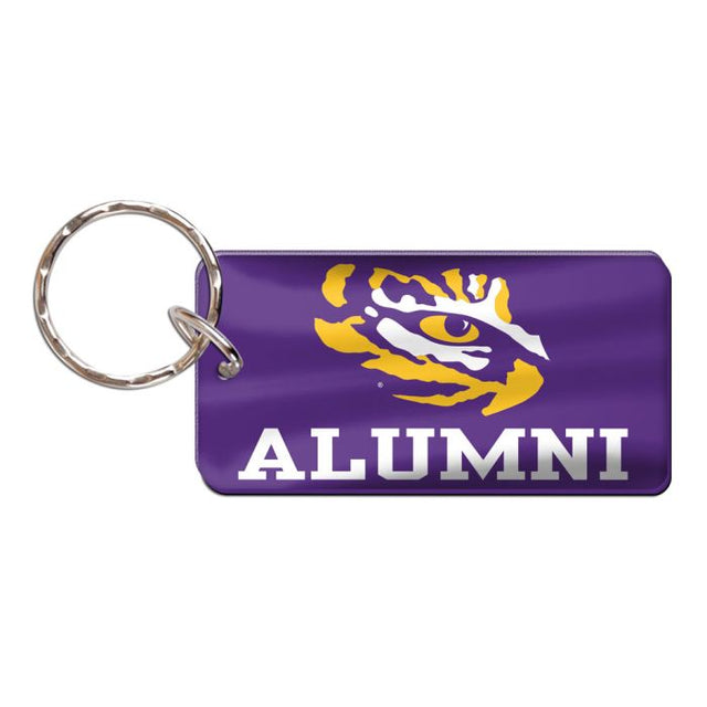 LSU Tigers Keychain Rectangle