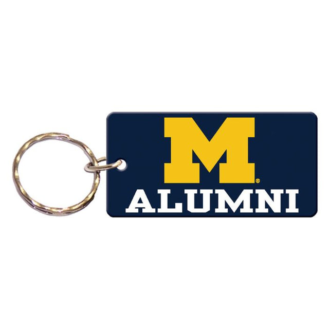 Michigan Wolverines Keychain Rectangle