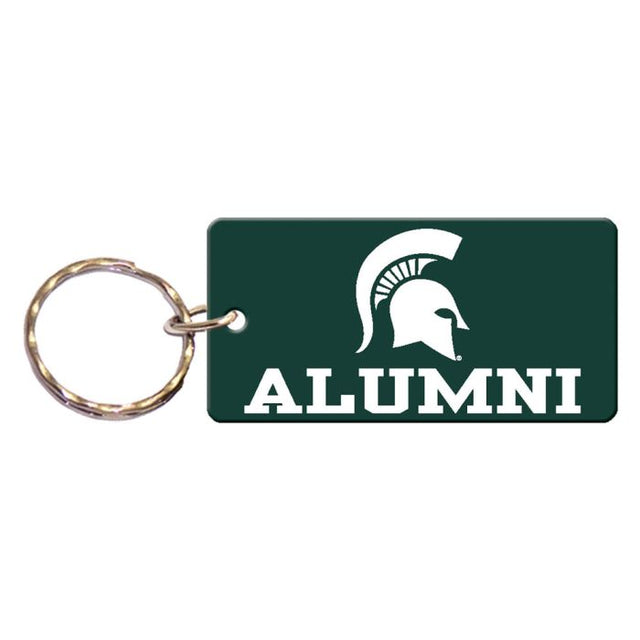 Michigan State Spartans Keychain Rectangle