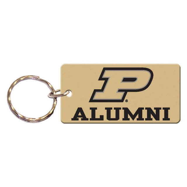 Purdue Boilermakers Keychain Rectangle