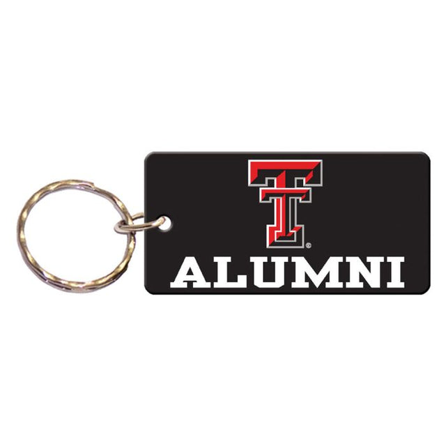 Llavero rectangular de los Texas Tech Red Raiders