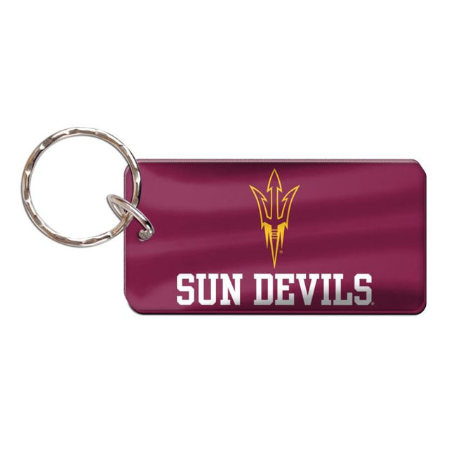 Llavero rectangular de los Arizona State Sun Devils