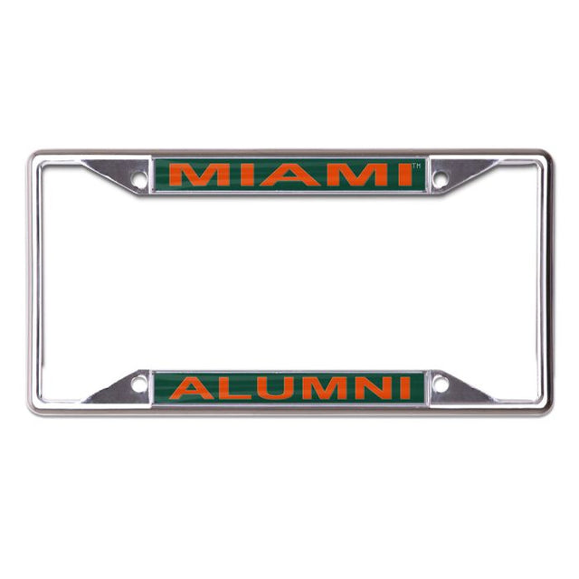 Miami Hurricanes MIAMI / ALUMNI Lic Plt Frame S/S Printed