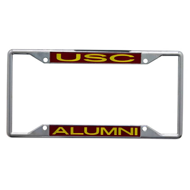 USC Trojans Lic Plt Frame S/S Impreso