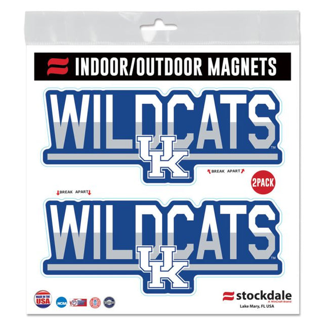 Imanes para exteriores de Kentucky Wildcats, 6" x 6"