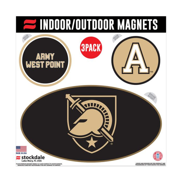 Army Black Knights Outdoor Magnets 6" x 6"