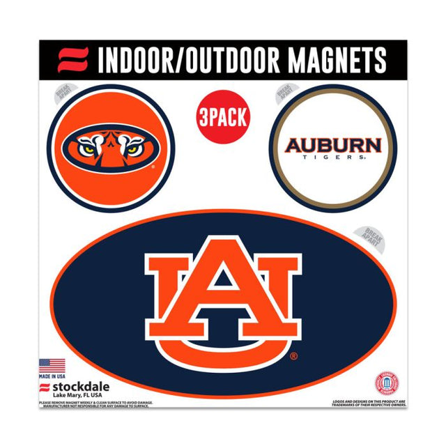 Imanes para exteriores de Auburn Tigers, 6" x 6"