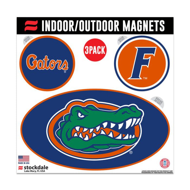 Imanes para exteriores de Florida Gators, 6" x 6"