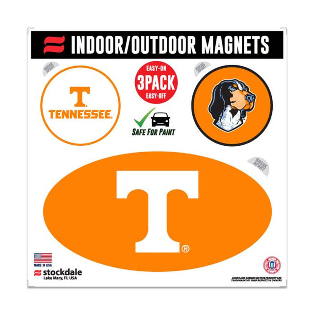 Imanes para exteriores de Tennessee Volunteers, 6" x 6"