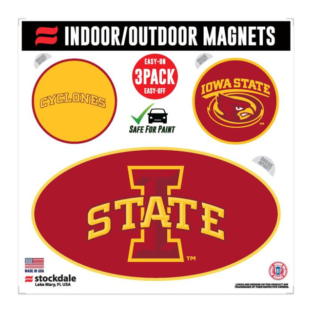 Iowa State Cyclones Outdoor Magnets 6" x 6"