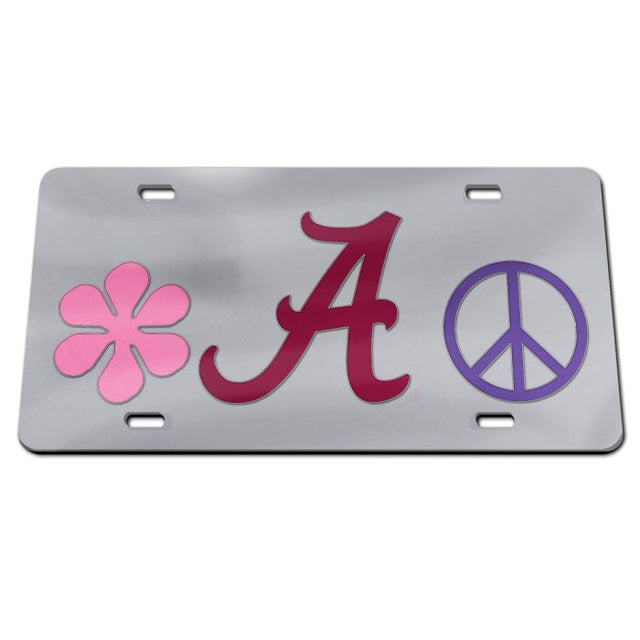 Alabama Crimson Tide Acrylic Classic License Plates