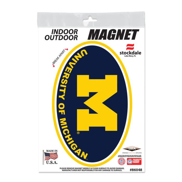 Michigan Wolverines Outdoor Magnets 5" x 7"