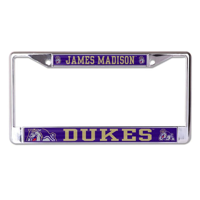 James Madison Dukes MEGA Lic Plt Frame S/L Printed