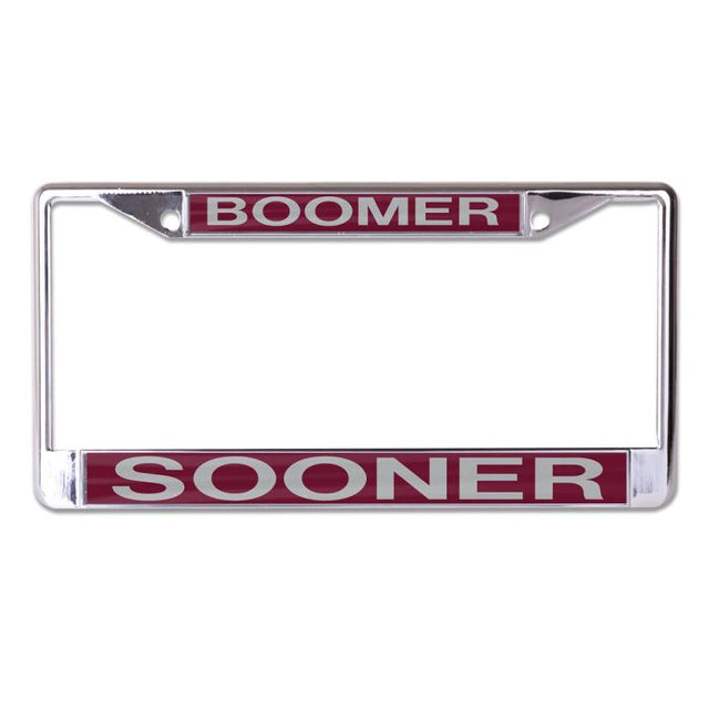 俄克拉荷马大学 Sooners Boomer Sooner Lic Plt 框架 S/L 印刷