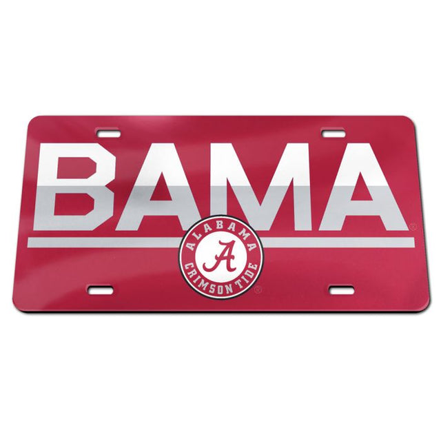 Alabama Crimson Tide COLOR DUO Specialty Acrylic License Plate