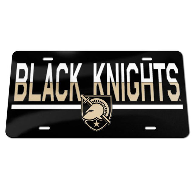 Army Black Knights COLOR DUO Specialty Acrylic License Plate