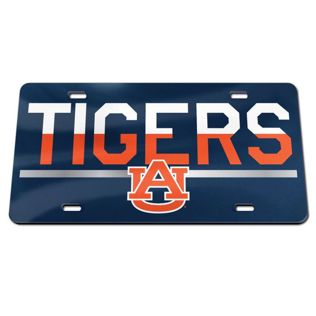 Auburn Tigers COLOR DUO Specialty Acrylic License Plate