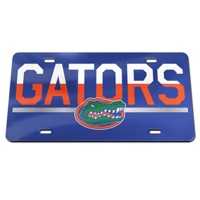 Florida Gators COLOR DUO Specialty Acrylic License Plate