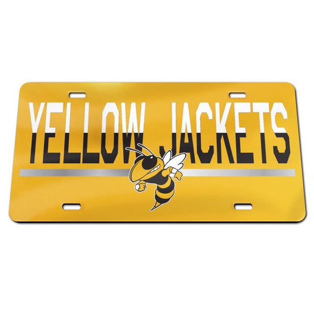 Georgia Tech Yellow Jackets COLOR DUO Specialty Acrylic License Plate