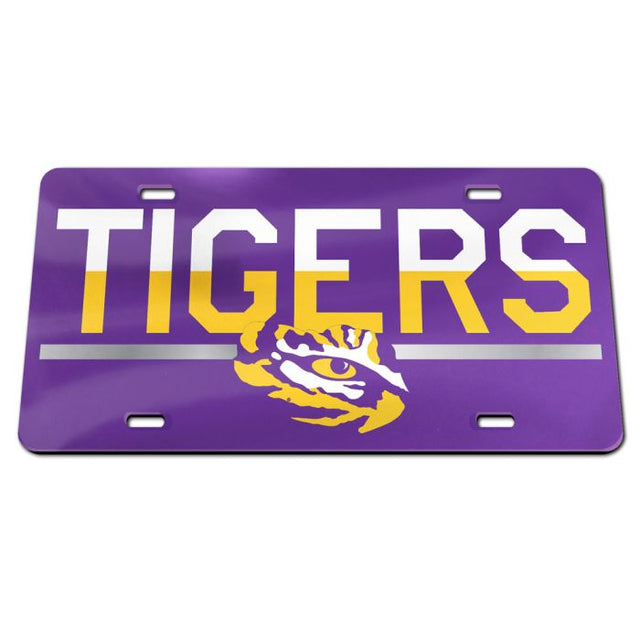 LSU Tigers COLOR DUO 特制亚克力车牌