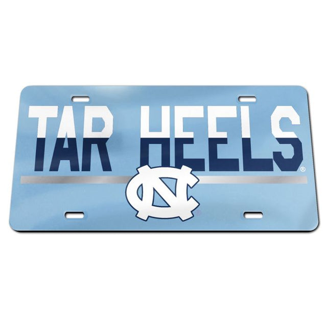 North Carolina Tar Heels COLOR DUO Specialty Acrylic License Plate