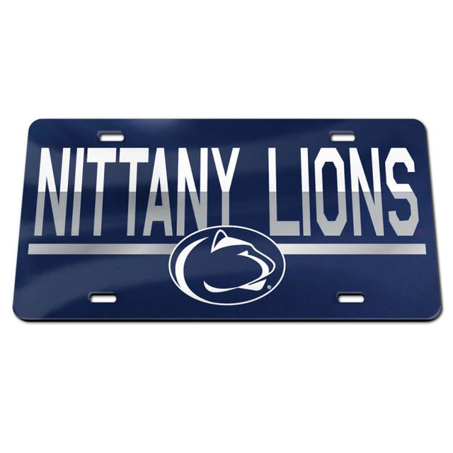 Penn State Nittany Lions COLOR DUO Specialty Acrylic License Plate