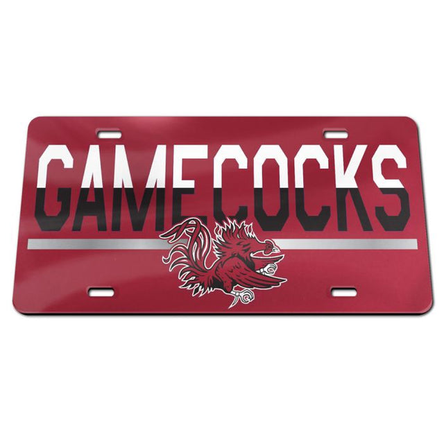 South Carolina Gamecocks COLOR DUO Specialty Acrylic License Plate