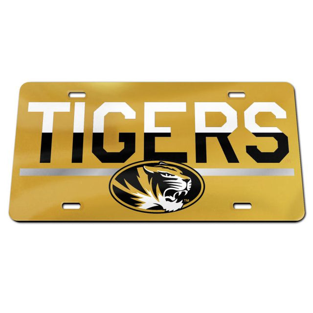 Missouri Tigers COLOR DUO Specialty Acrylic License Plate