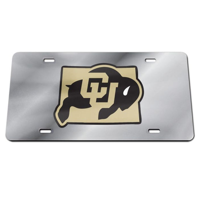 Colorado Buffaloes STATE Acrylic Classic License Plates