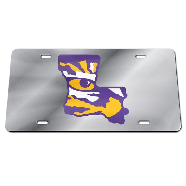 LSU Tigers STATE Specialty Acrylic License Plate