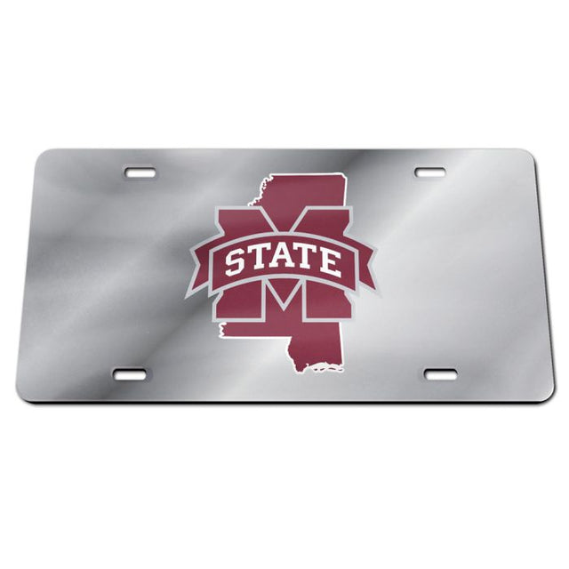 Matrícula especial de acrílico de Mississippi State Bulldogs STATE