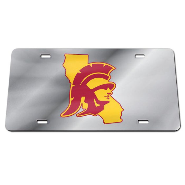 Placas de matrícula clásicas de acrílico de USC Trojans STATE