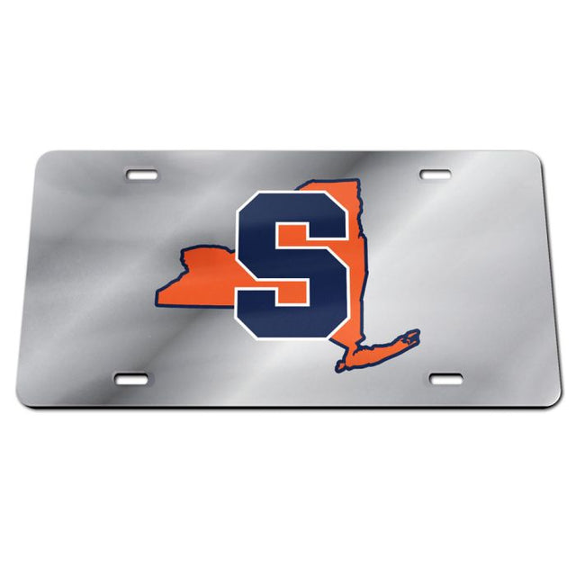 Matrícula especial de acrílico STATE de Syracuse Orange