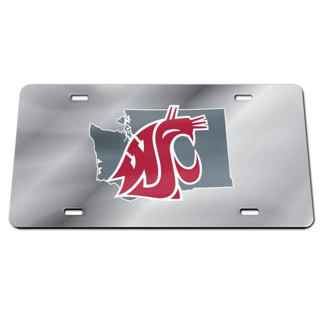 Matrícula de acrílico especial de Washington State Cougars STATE