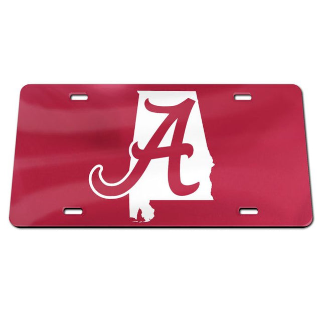 Alabama Crimson Tide STATE Specialty Acrylic License Plate