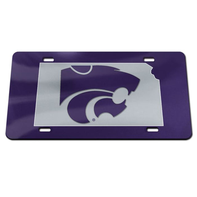 Kansas State Wildcats Specialty Acrylic License Plate