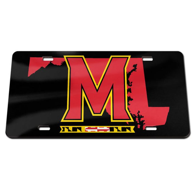 Maryland Terrapins STATE Specialty Acrylic License Plate