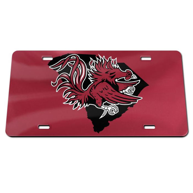 South Carolina Gamecocks STATE Specialty Acrylic License Plate