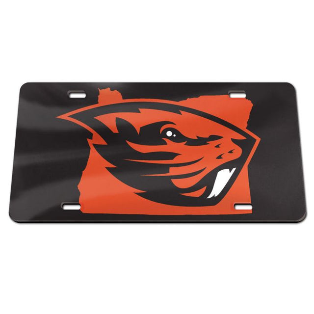 Matrícula de acrílico especial de Oregon State Beavers STATE