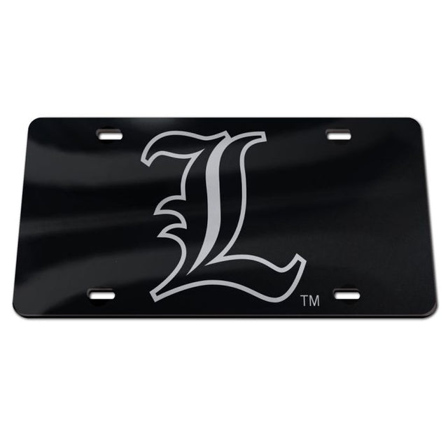 Placas de matrícula clásicas de acrílico de los Louisville Cardinals