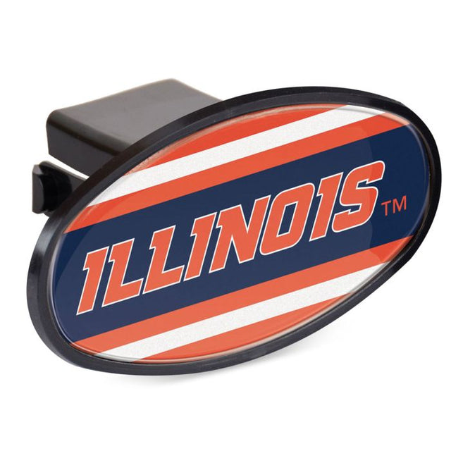 Receptor de enganche ovalado de 2" de Illinois Fighting Illini