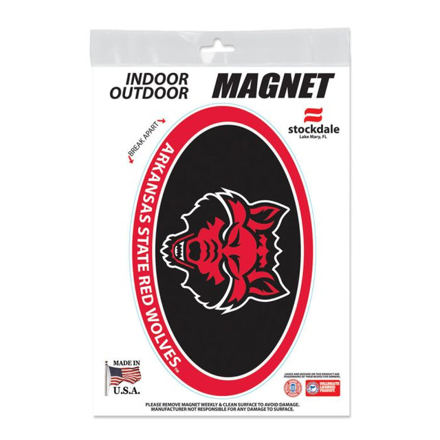 Arkansas State Red Wolves Outdoor Magnets 5" x 7"