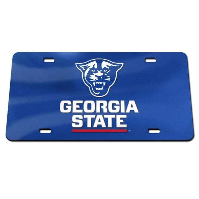 Matrícula acrílica especial de Georgia State Panthers