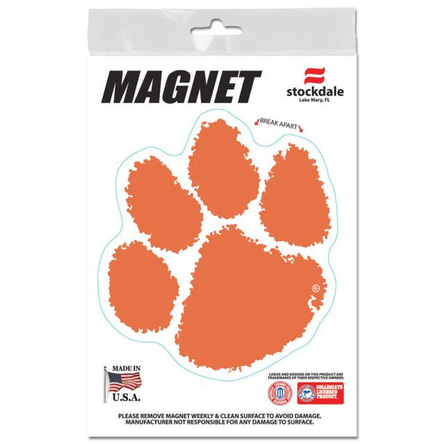 Imanes para exteriores de los Clemson Tigers de 3" x 5"