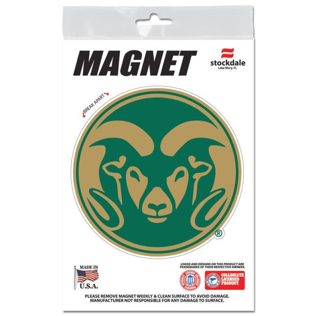 Imanes para exteriores de Colorado State Rams de 3" x 5"