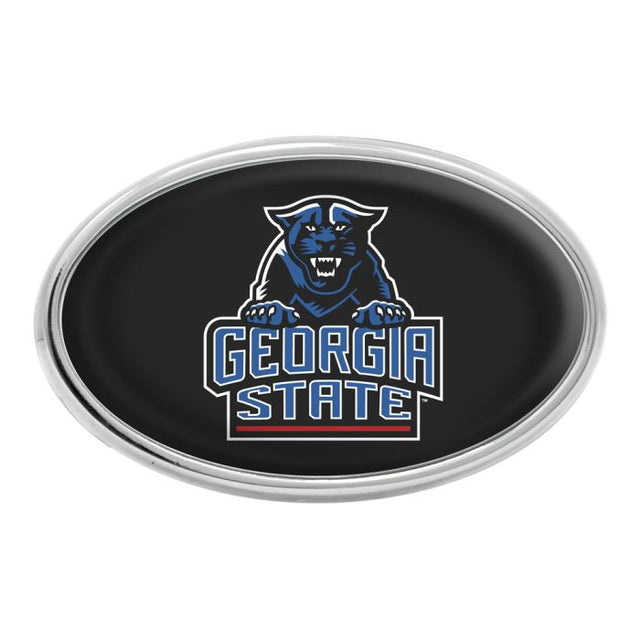 Emblema de metal cromado abovedado de los Georgia State Panthers