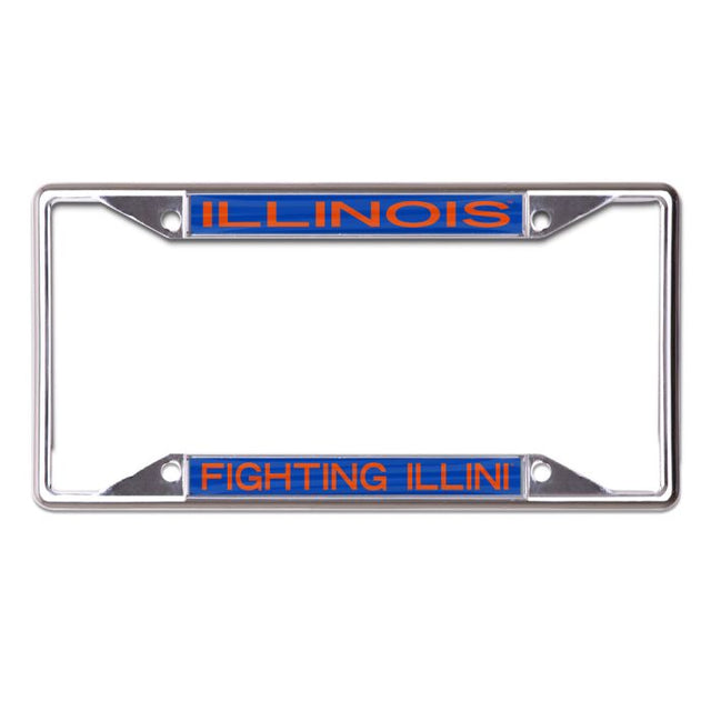 Illinois Fighting Illini Lic Plt Frame S/S Printed